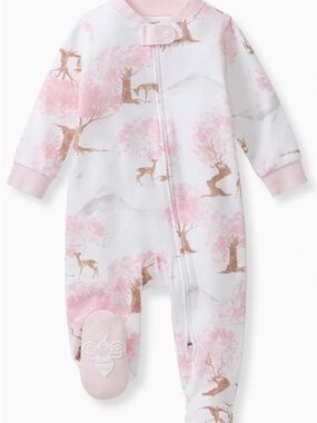 Cherry Blossom Sleep & Play onesie
